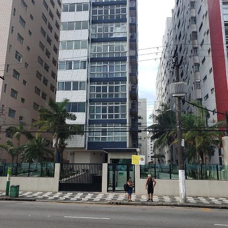 Apto Gonzaga Frente Ao Mar Wi-Fi Santos  Exterior foto